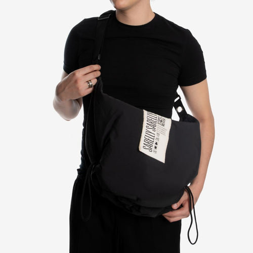 Black con Cardio baby Bag Red