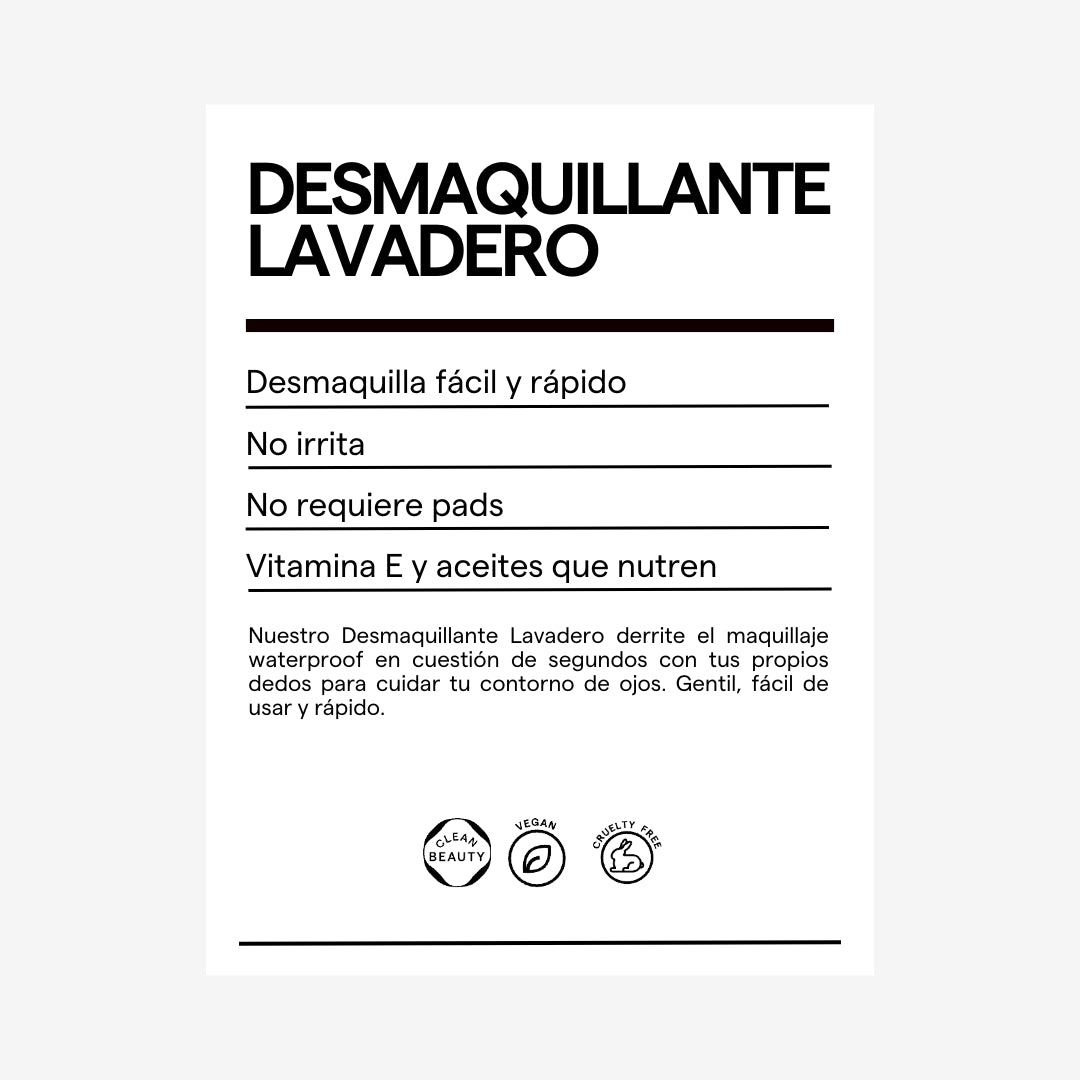 DESMAQUILLANTE LAVADERO