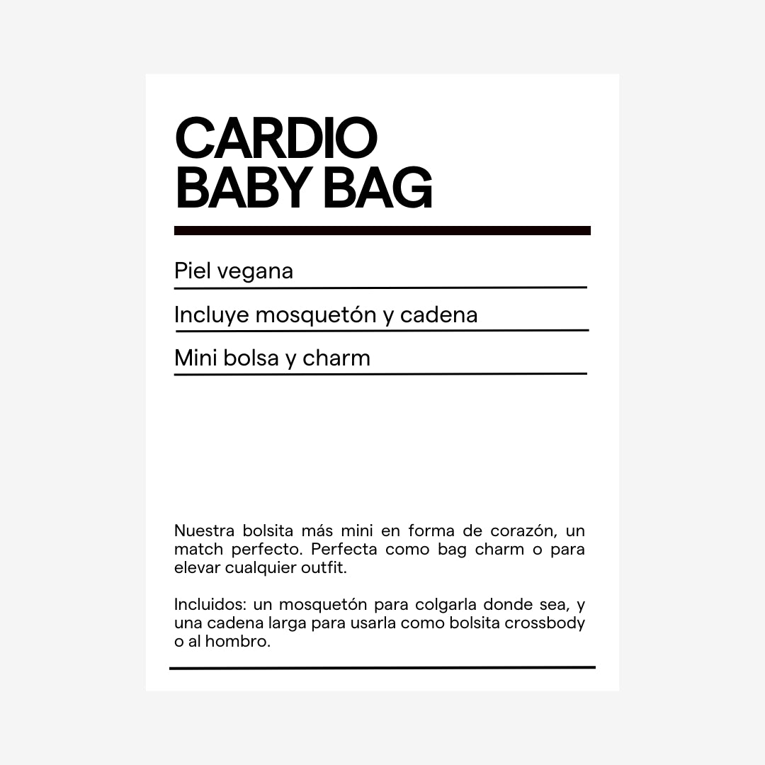 Beige con Cardio Baby Bag Red