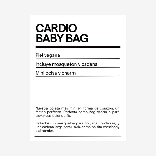 Beige con Cardio Baby Bag Red