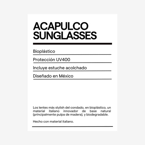 ACAPULCO SUNGLASSES