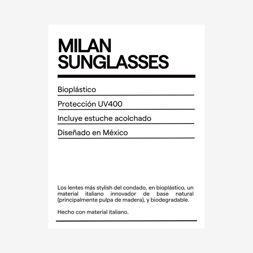 MILAN SUNGLASSES