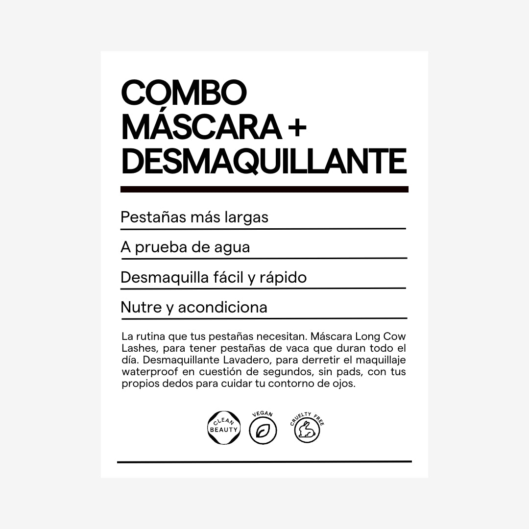 Máscara Alargadora y Desmaquillante