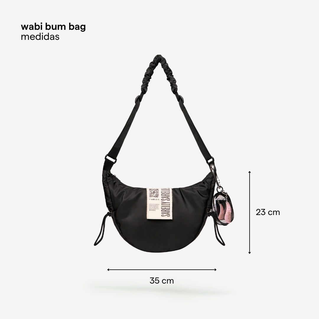 Black con Cardio Baby Bag Red