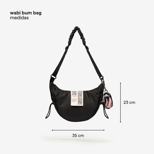 Black con Cardio Baby Bag Red