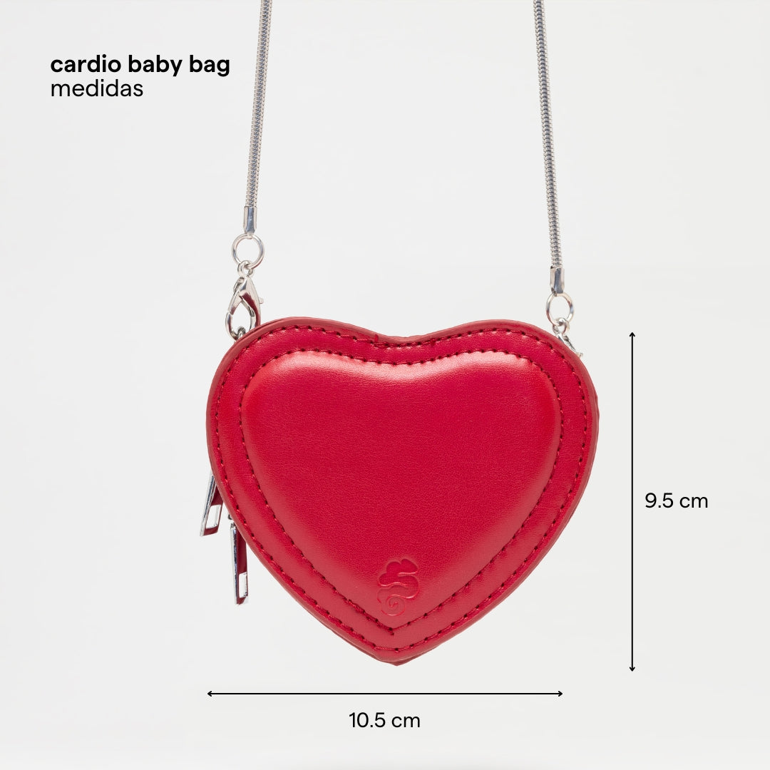 Beige con Cardio Baby Bag Red