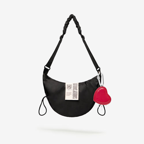 Black con Cardio Baby Bag Red