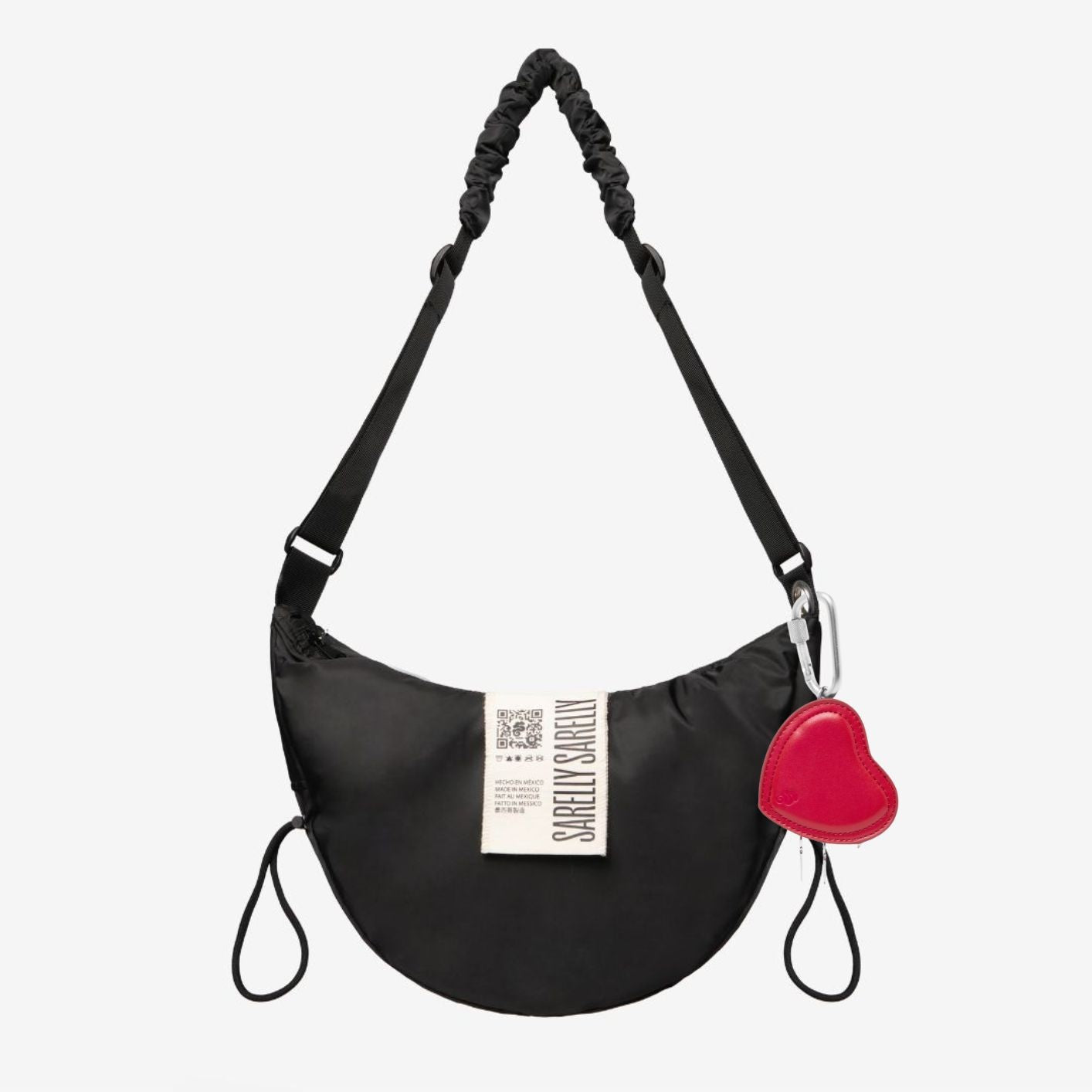 Black con Cardio baby Bag Red