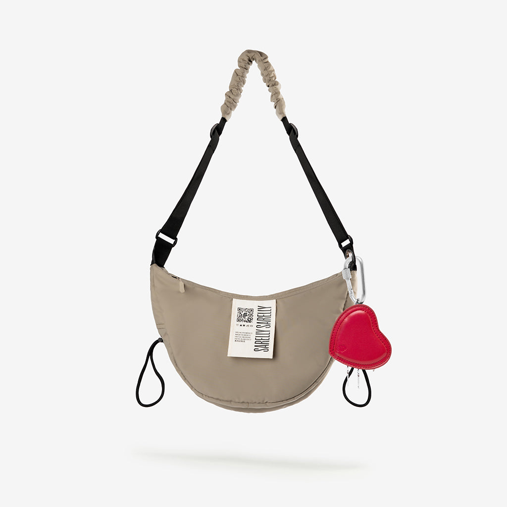 Beige con Cardio Baby Bag Red