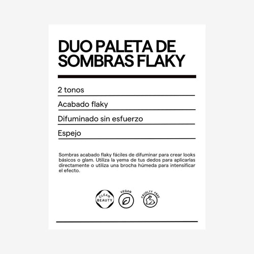 DUO PALETA DE SOMBRAS FLAKY