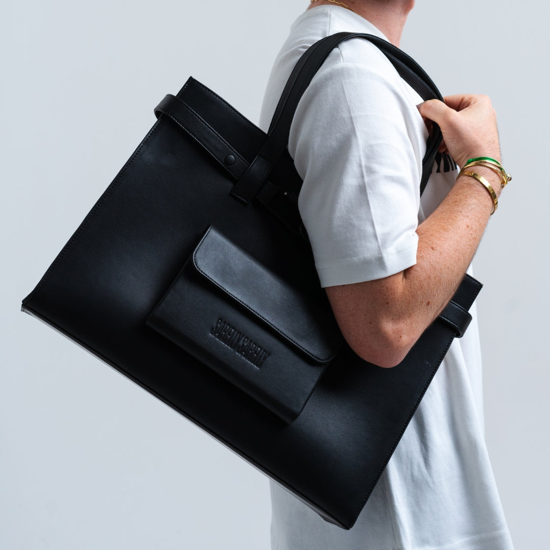 CARGO TOTE 100% PIEL DE NOPAL