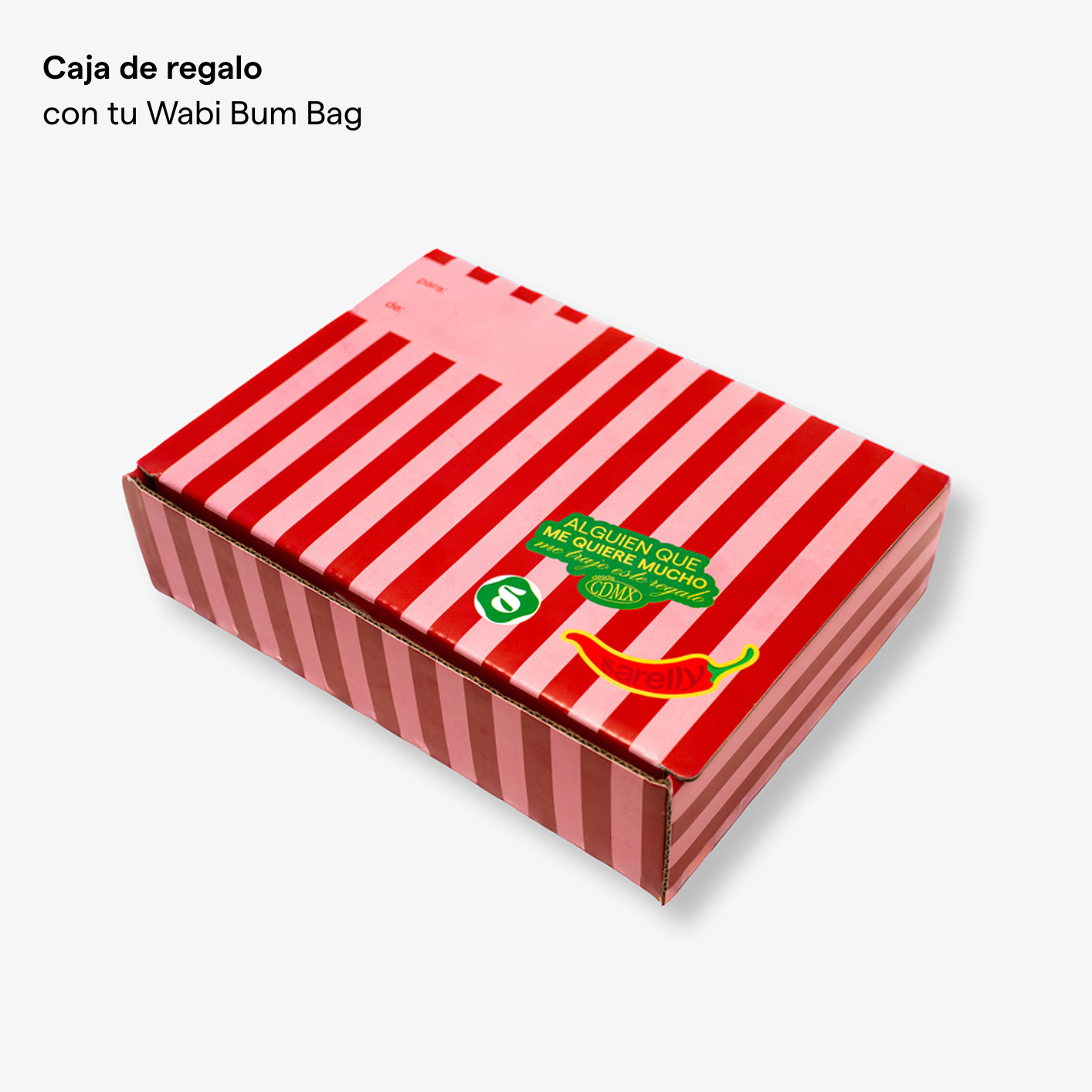 Beige con Cardio Baby Bag Red