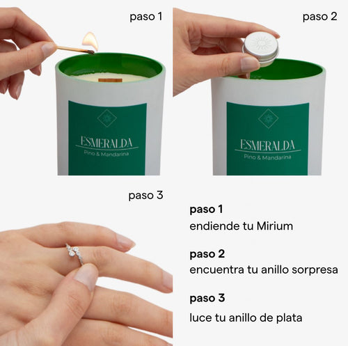 KIT MÁSCARA + VELA CON ANILLO SORPRESA