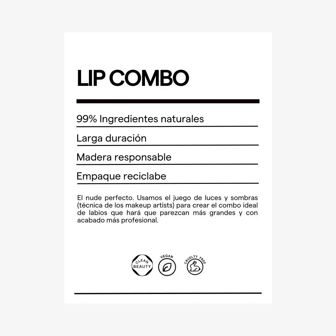 Telenovela Lipstick + Delineador labios (Tatemado)