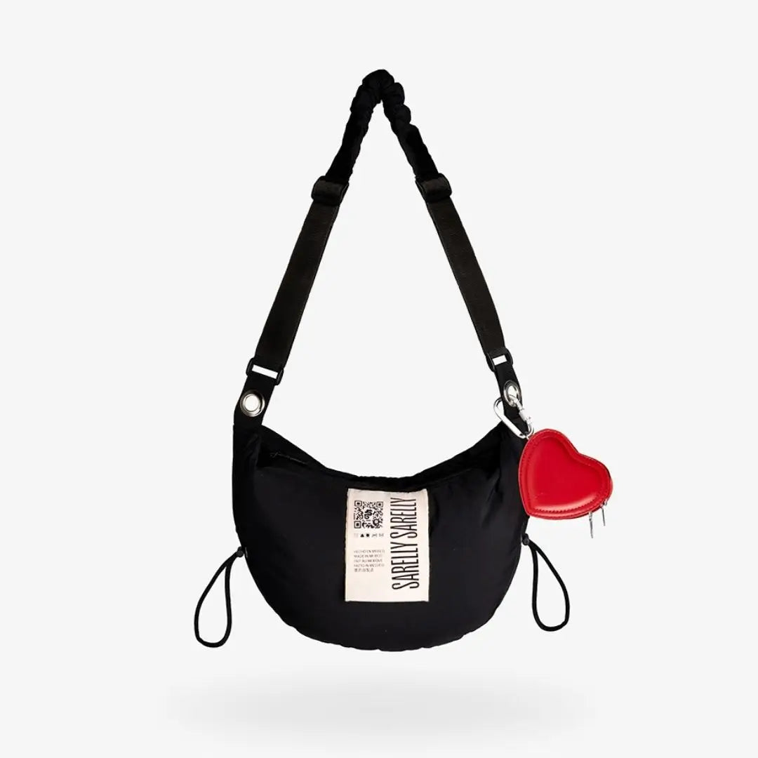 Black con Cardio baby Bag Red