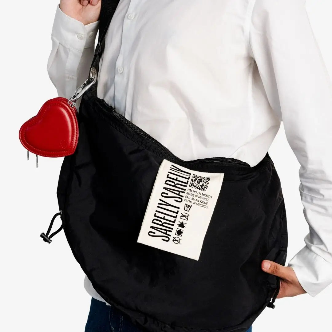 Black con Cardio baby Bag Red
