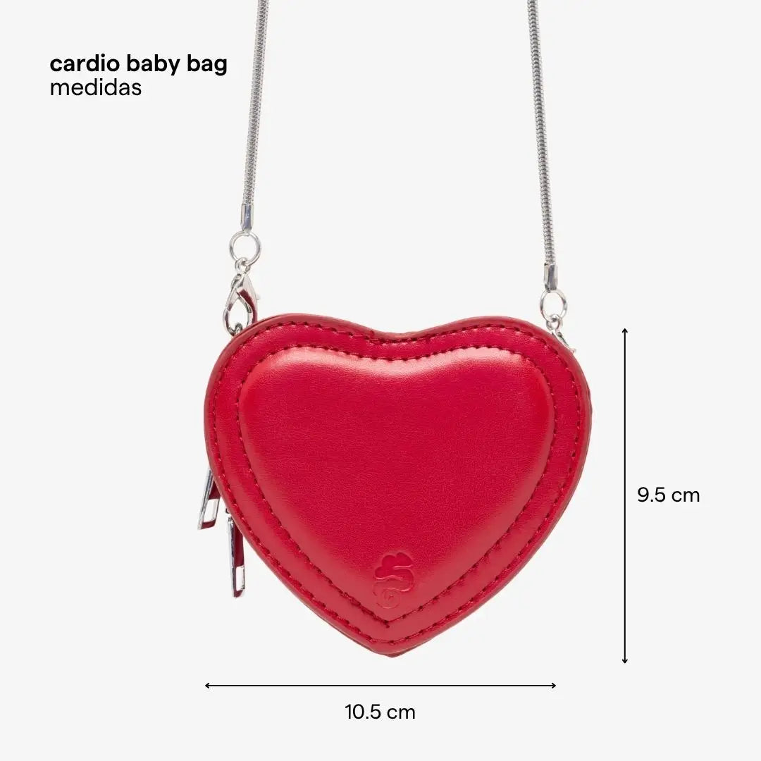 Black con Cardio baby Bag Red