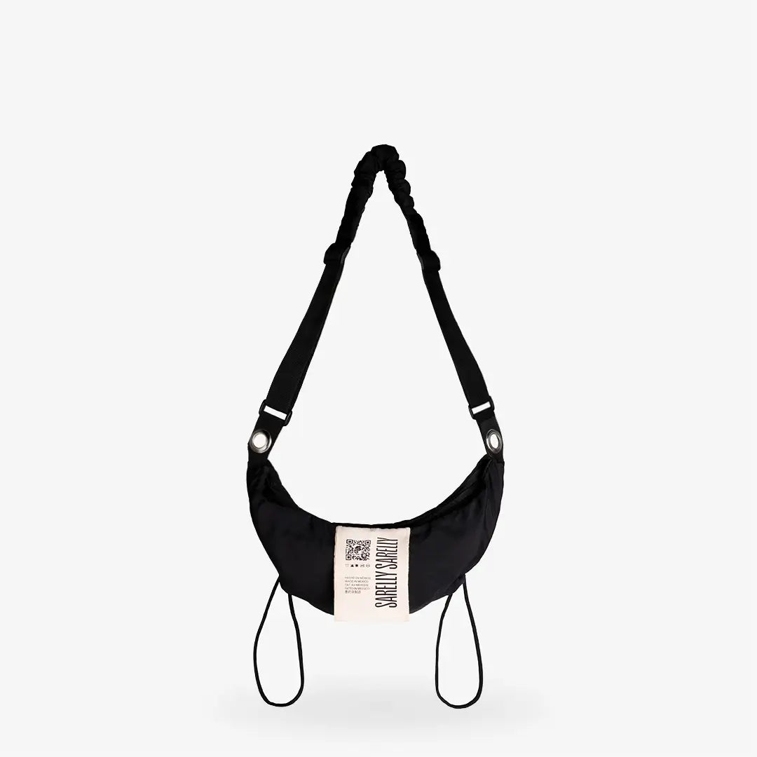 Black con Cardio Baby Bag Red